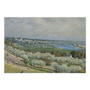 Impression Photo Alfred Sisley - La Terrasse à Saint-Germain