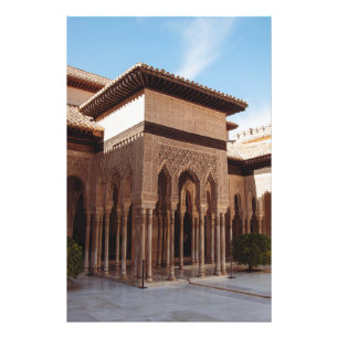 Impression Photo Alhambra de Grenade, Espagne.