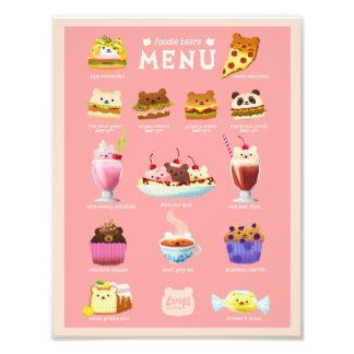 Impression Photo Alimentation de l'ours
