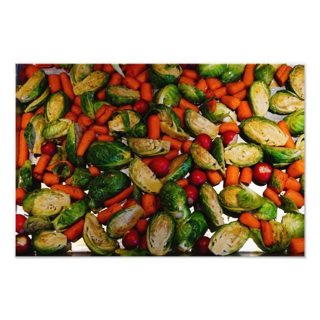 Impression Photo Alimentation réelle : Plateau végétal (Devant)