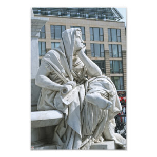 Impression Photo Allégorie de la philosophie du monument de Schille
