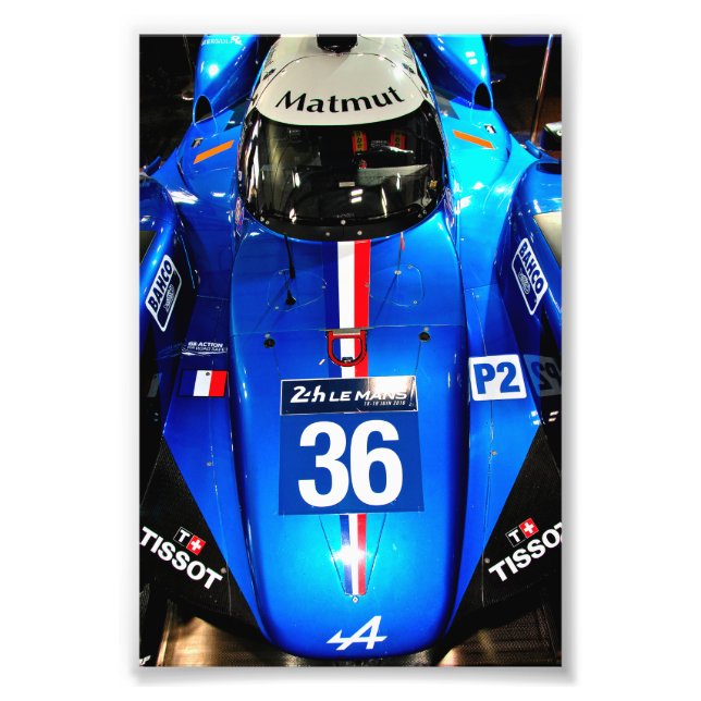 Impression Photo Alpine A470-Gibson 24 Heures du Mans 2018 (Devant)