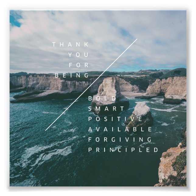 Impression Photo Altitude côtière n° 1 (6x6) (Devant)