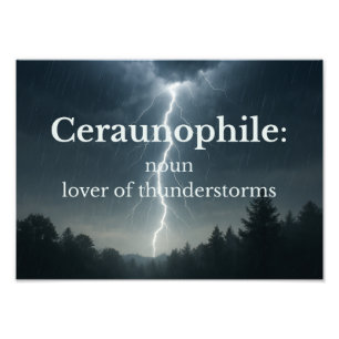 Impression Photo Amateur d'orages