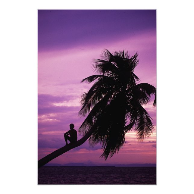 Impression Photo Ambergris Caye, Belize, Amérique Centrale. (Devant)