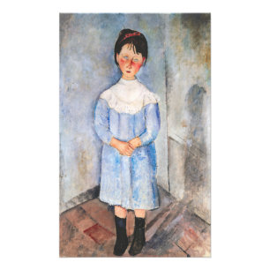 Impression Photo Amedeo Modigliani - Petite fille en bleu