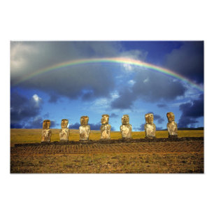 Impression Photo Amérique du Sud, Chili, île de Pâques. Le plein