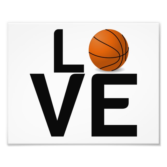 IMPRESSION PHOTO AMOUR DE BASKETBALL (Devant)