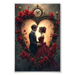 Impression Photo Amour Intemporel – Collection de Mariage Victorien