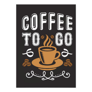 Impression Photo Amoureux de café à emporter