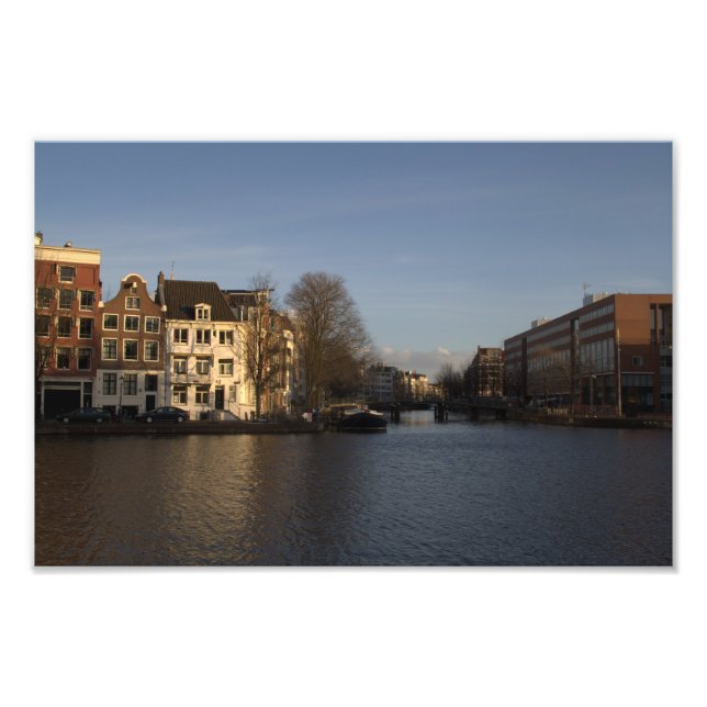 Impression Photo Amstel River, Amsterdam (Devant)