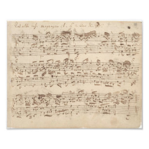 Impression Photo Anciennes Notes de Musique - Partition de Musique