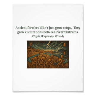 Impression Photo Ancient farmers...river tantrums