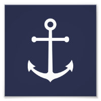 Ancre bleue marine