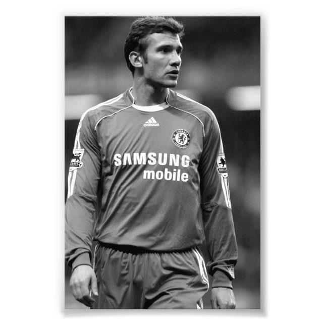 Impression Photo Andriy Shevchenko Chelsea Stamford Bridge Londres (Devant)