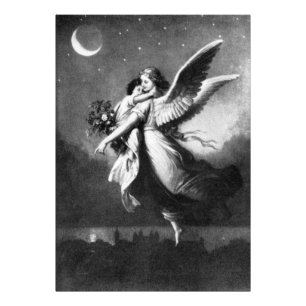 Impression Photo Ange Gardien La Nuit