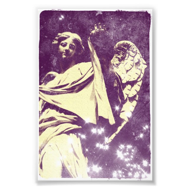 Impression Photo Ange pourpre (Devant)