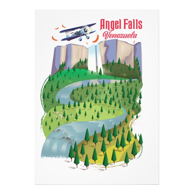 Impression Photo Angel Falls Venezuela (Devant)