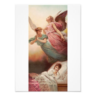 Impression Photo Anges gardiens avec enfant
