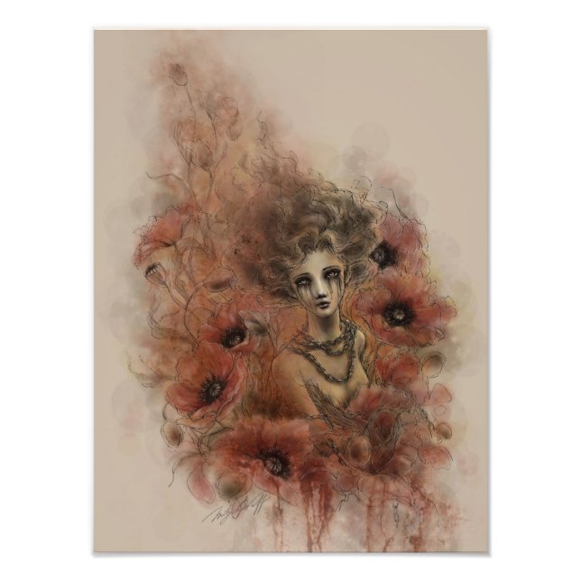 Impression Photo Anima Sola Dark Imaginaire Art Imprimer (Devant)