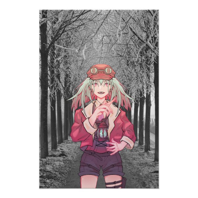 Impression Photo Anime, V Tuber, Vibre Road (Devant)