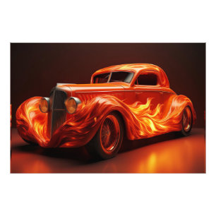 Impression Photo Années 1950 Customisé 30's Roadster