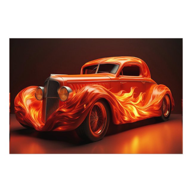 Impression Photo Années 1950 Customisé 30's Roadster (Devant)