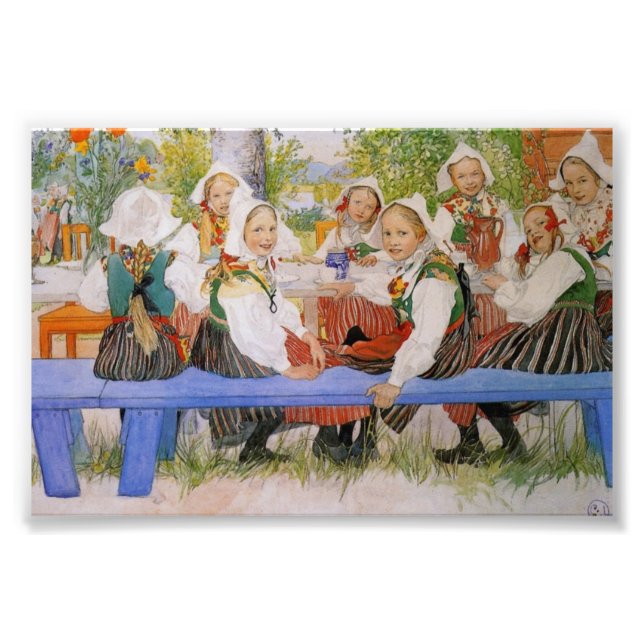 Impression Photo Anniversaire de Kersti 1909 (Devant)