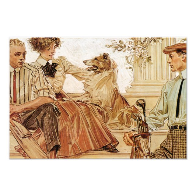 Impression Photo Annonce de Arrow Collar, 1910 par Leyendecker (Devant)