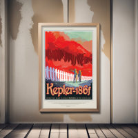 Annonce de voyage Sci-Fi, Planet Kepler-186f