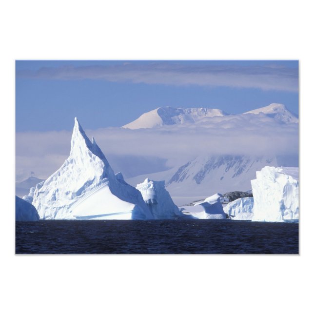 Impression Photo Antarctique, île Boothe, soleil de l'après-midi (Devant)