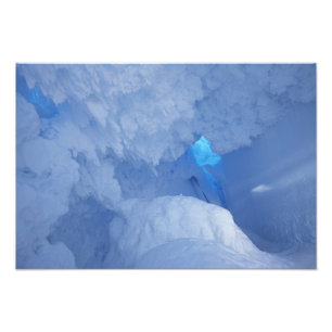 Impression Photo Antarctique, île de Ross, cap Evans, grotte de nei