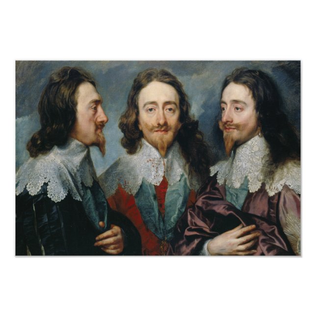 Impression Photo Anthony van Dyck - Charles I (1600-49) (Devant)
