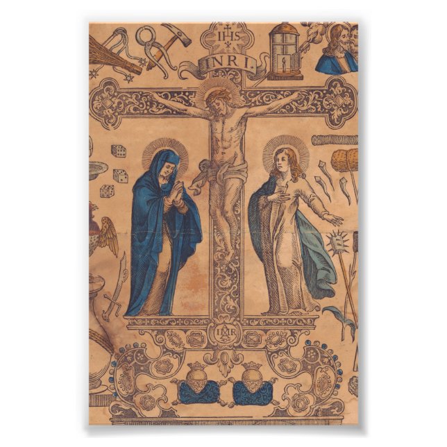 Impression Photo Antimins symbole eucharistique (Devant)