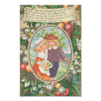 Impression Photo Antique Quirky Valentine, Victorian Era, 1874