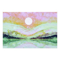 *~* AP67 Pastel Peinture d'Art Abstrait Nature