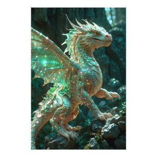 Impression Photo *~* AP88 Artwork murale de dragon Imaginaire de fe