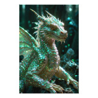 *~* AP88 Glittery Imaginaire Dragon Wall Art 5