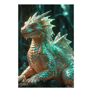 Impression Photo *~* AP88 Imaginaire chatoyant Mur Dragon Art 8