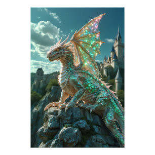 Impression Photo *~* AP88 Imaginaire Créature Dragon Mur Artwork 25