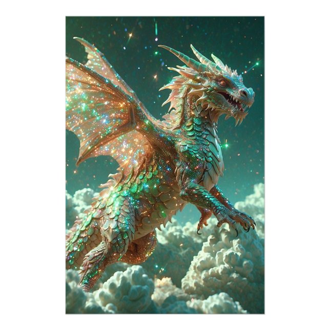 Impression Photo *~* AP88 Imaginaire Dragon Mur Art Décor 28 (Devant)