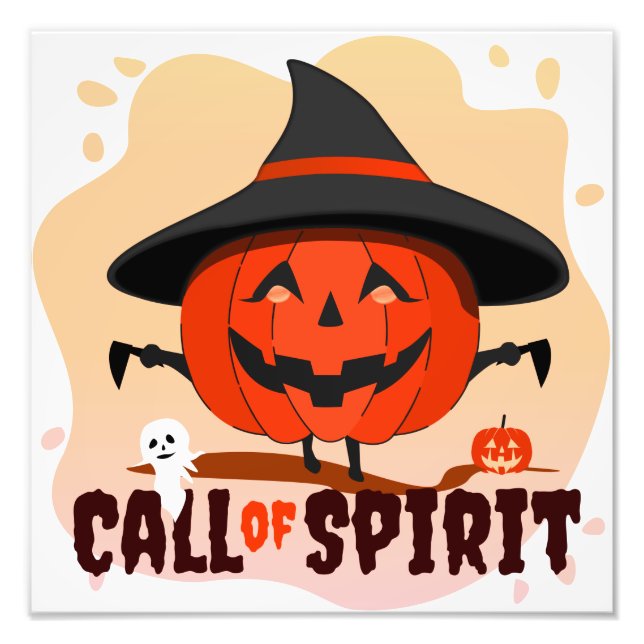 Impression Photo Appel de l'Esprit d'Halloween (Devant)