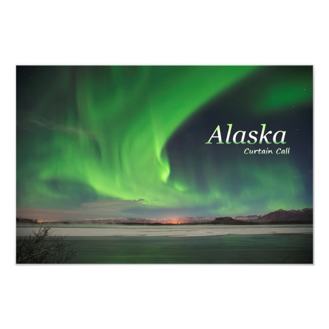 Impression Photo Appel du rideau de l'Alaska (Devant)