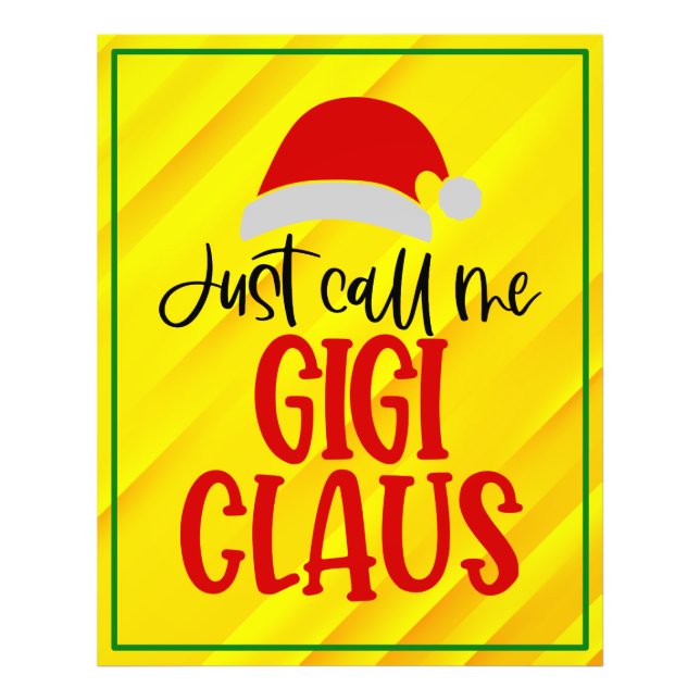 Impression Photo Appelez-Moi Gigi Claus-56374 (Devant)