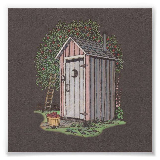 Impression Photo Apple Orchard Outhouse (Devant)