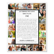 appréciation de papa | Fête des pères 22 Collage p