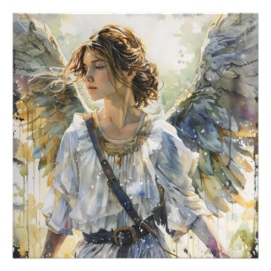 Impression Photo Aquarelle Angel Girl