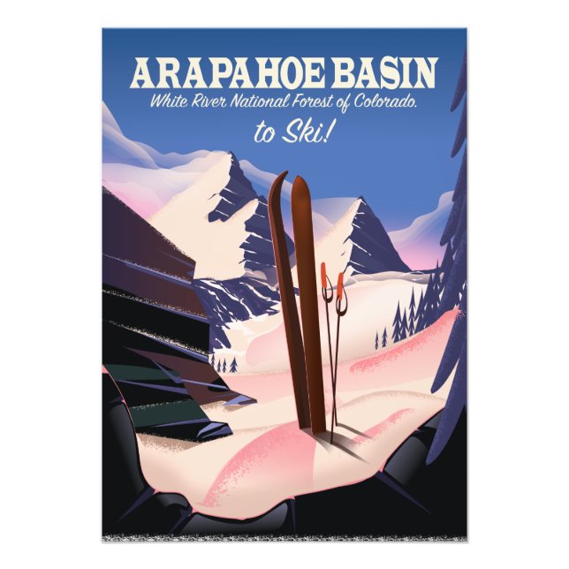 Impression Photo Arapahoe Basin, White River National Forest Ski (Devant)
