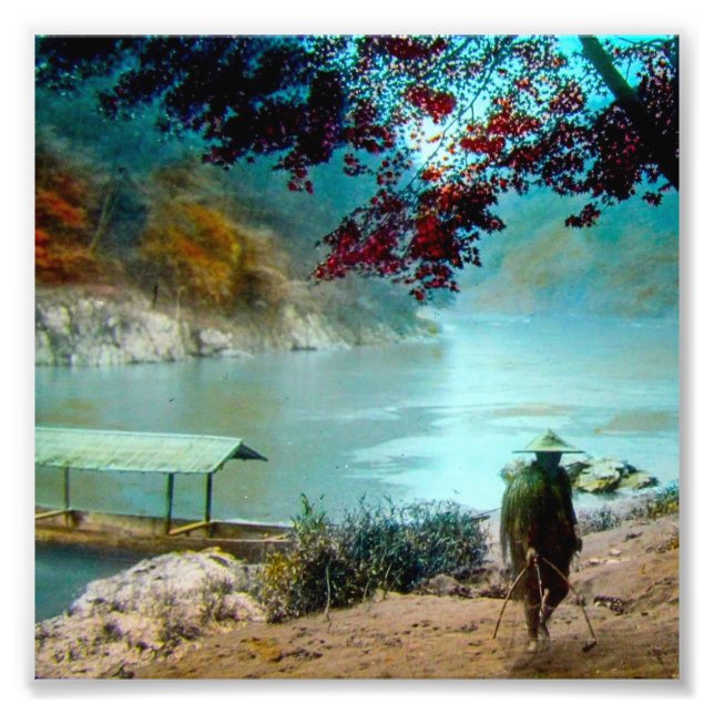 Impression Photo ARASHIYAMA TAKAGI Verre Magique Lanterne Diapositi (Devant)