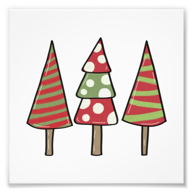 Impression Photo arbre de noël 37 (Devant)